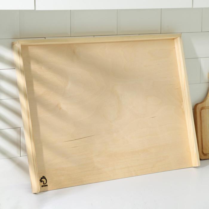 Доска для пельменей и пирогов с бортиком Доляна «Хозяюшка», 70×50×0,4 см - фото 3 - id-p177006880
