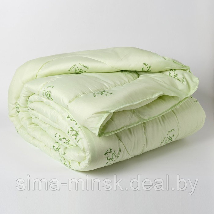Одеяло Эконом Бамбук 172х205 см, полиэфирное волокно, 300гр/м, пэ 100% - фото 1 - id-p177058768