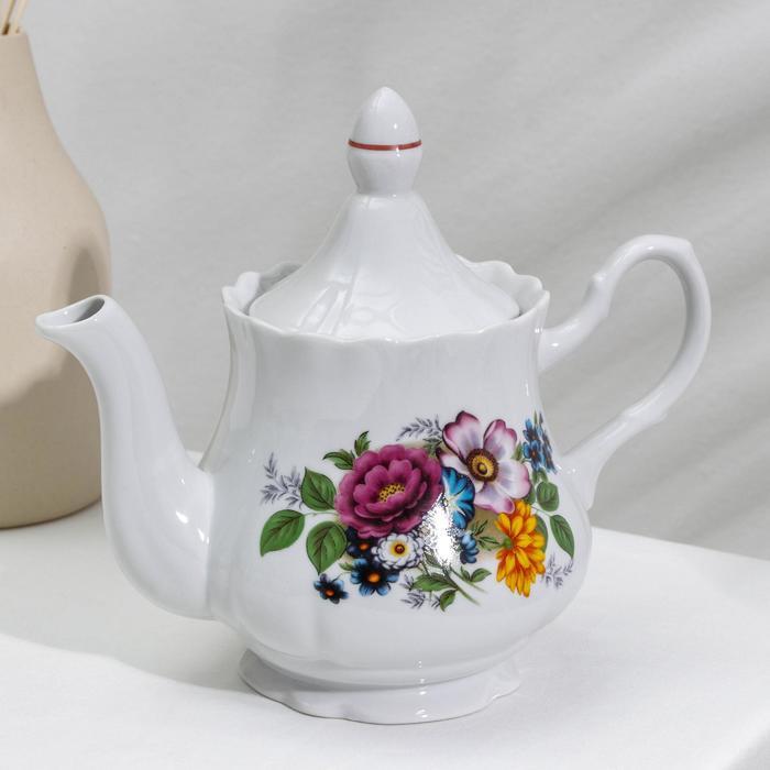 Сервиз чайный «Букет цветов», 15 предметов - фото 9 - id-p177021611