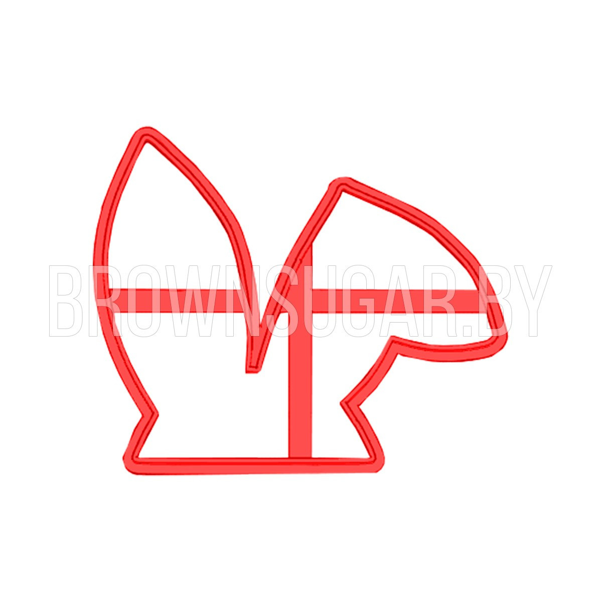 Вырубка Уши кролика (Беларусь, h 9 см) - фото 1 - id-p177507103