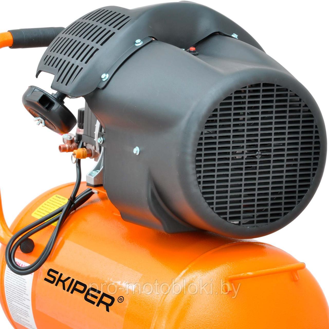Воздушный компрессор SKIPER AR50V (до 440 л/мин, 8 атм, 50 л, 230 В, 2.2 кВт) - фото 7 - id-p104246325