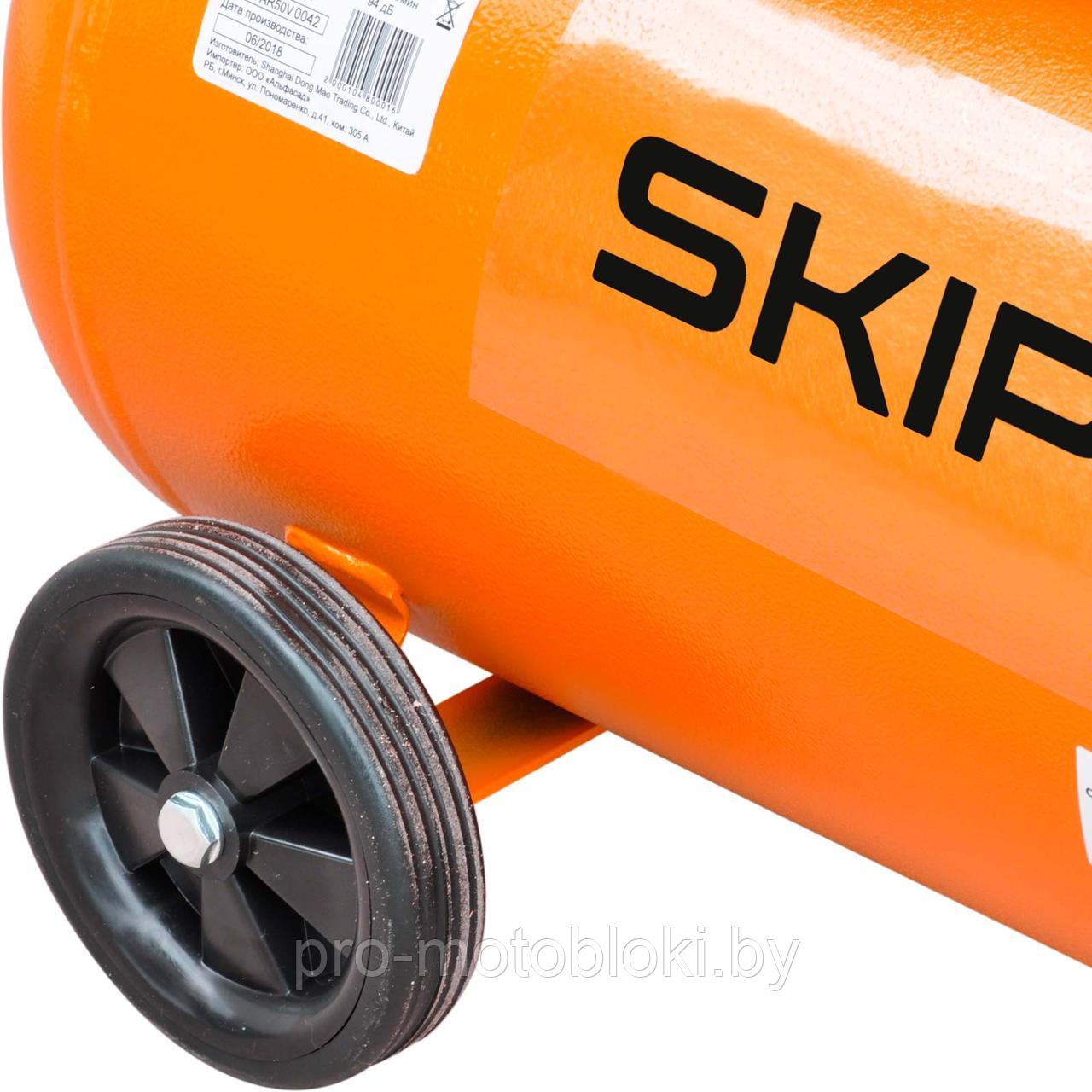 Воздушный компрессор SKIPER AR50V (до 440 л/мин, 8 атм, 50 л, 230 В, 2.2 кВт) - фото 8 - id-p104246325