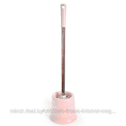 Ерш для унитаза с подставкой 0042-1 (51 см.) Цвет №1 Розовый, фото 2