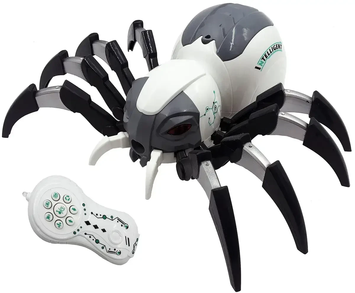 128А-30 Игрушка паук, робот на пульте управления, 25 см, пульвелизатор, звук - фото 1 - id-p177543898