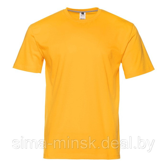 Футболка мужская, размер 4XL, цвет жёлтый - фото 1 - id-p177542214