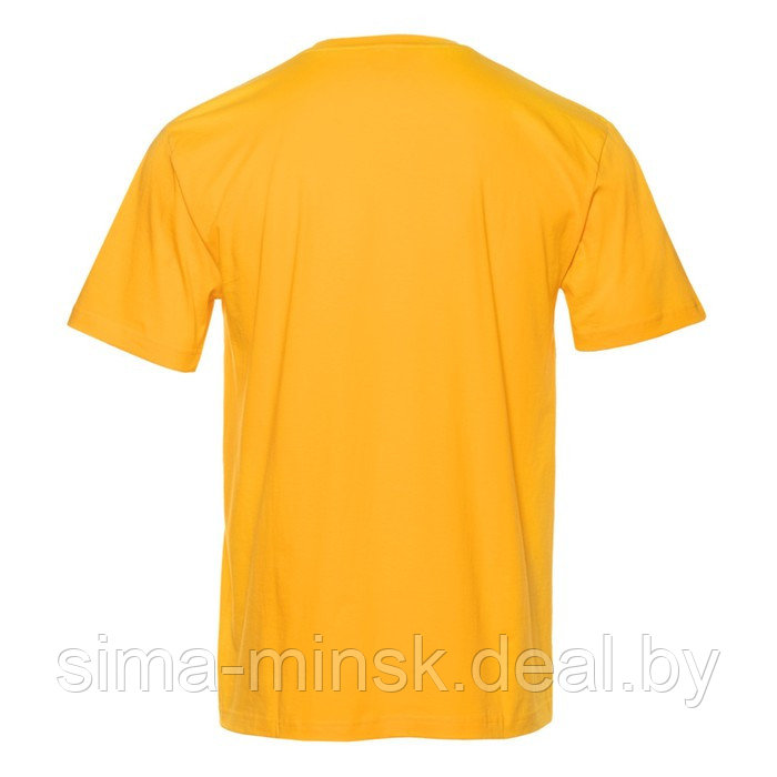 Футболка мужская, размер 4XL, цвет жёлтый - фото 2 - id-p177542214