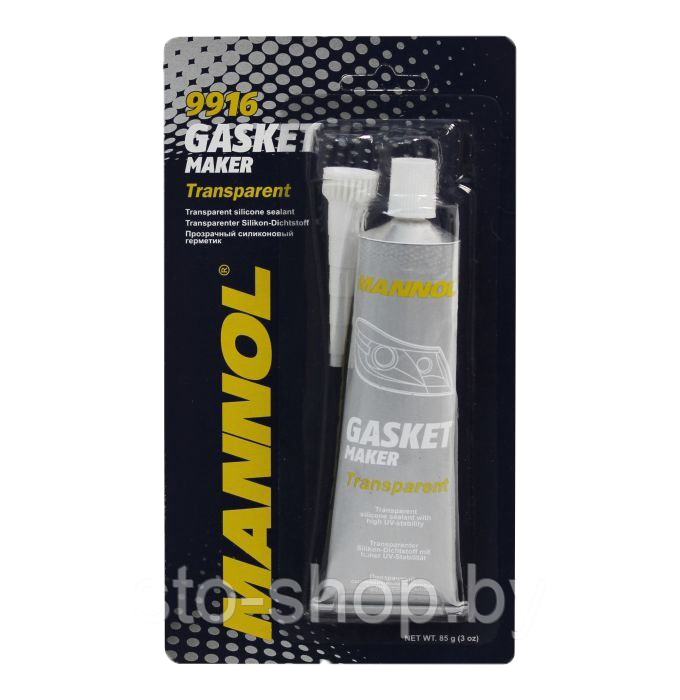 Герметик силиконовый прозрачный 85г MANNOL 9916 Gasket Maker Transparent