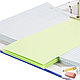 Разделители-полоски картонные Комус, 105х240 мм., 100 штук, зеленые, фото 4