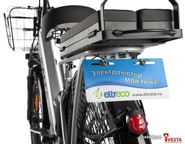 Электровелосипед Eltreco Green City E-Alfa GL 2021 (серебристый) - фото 3 - id-p177567392