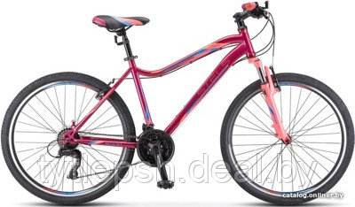 Велосипед горный Stels Miss 5000 V 26" K010 (красный/розовый) - фото 1 - id-p177567420