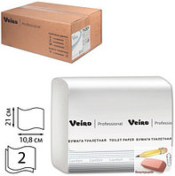 Бумага туалетная Veiro Comfort TV201 двухслойная, 250 листов, белая