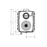 Печь-камин отопительно-варочная ProMetall Бахта (СЕРАЯ), фото 6