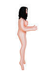 Кукла надувная Kaylee с реалистичной головой, брюнетка, с двумя отверстиями, фото 3