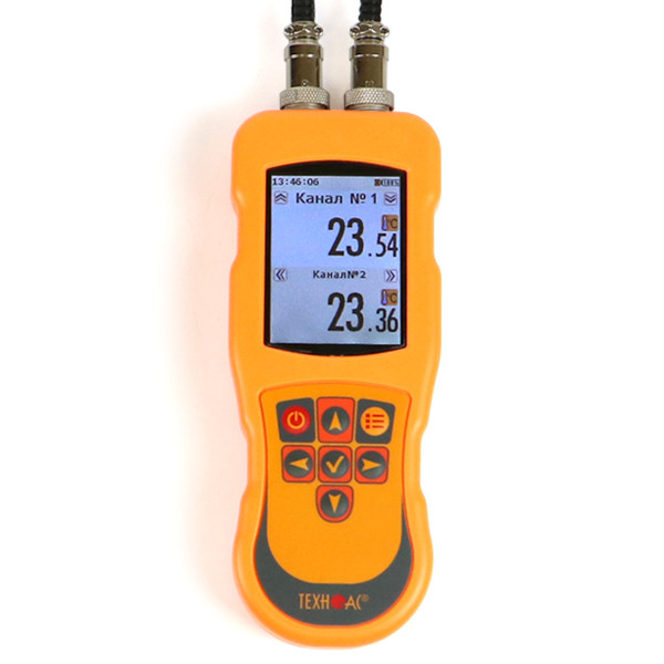Термометр контактный цифровой двухканальный ТК-5.27 с функцией логирования - фото 1 - id-p177573584