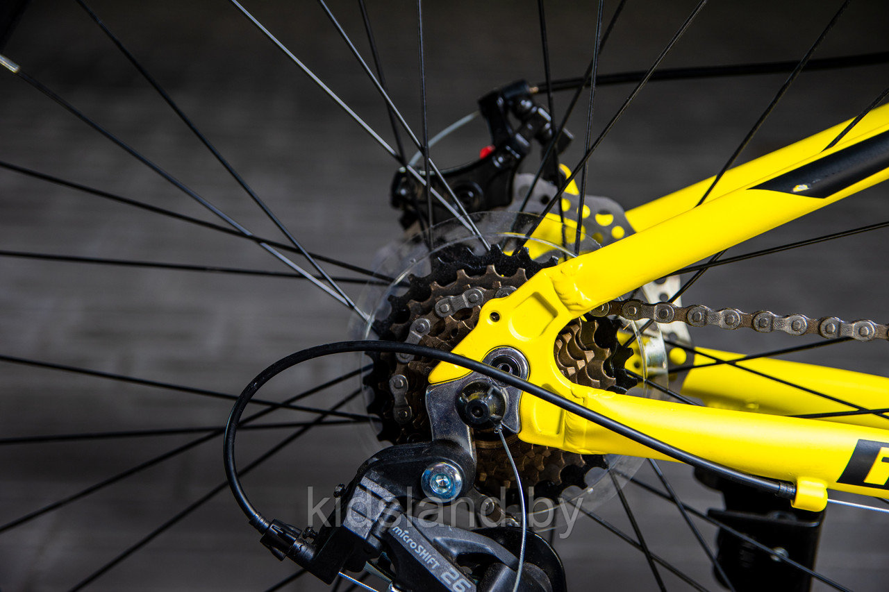 Велосипед Foxter Grand New 9x 26'' (желтый) - фото 9 - id-p177578212