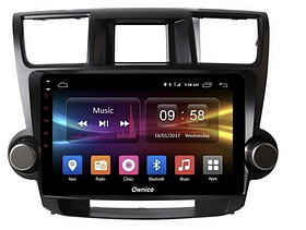 Штатная магнитола Carmedia для Toyota Highlander 2007-2012 на Android 10 +4G модем