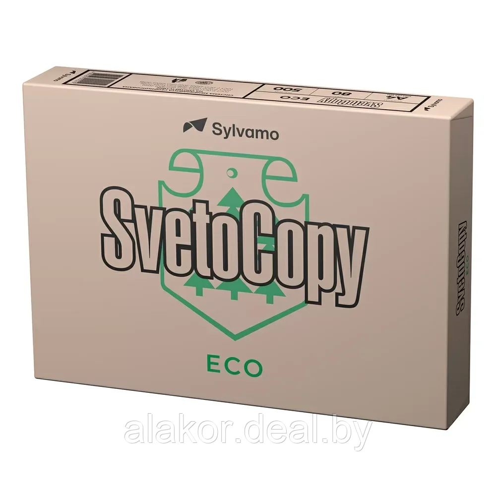 Бумага "SvetoCopy ECO", А4, 80 г./м2, класс С, 500 листов