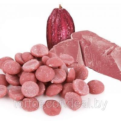 Шоколад цветной Barry Callebaut Рубиновый 47,3% (Бельгия) 100гр - фото 1 - id-p157792792