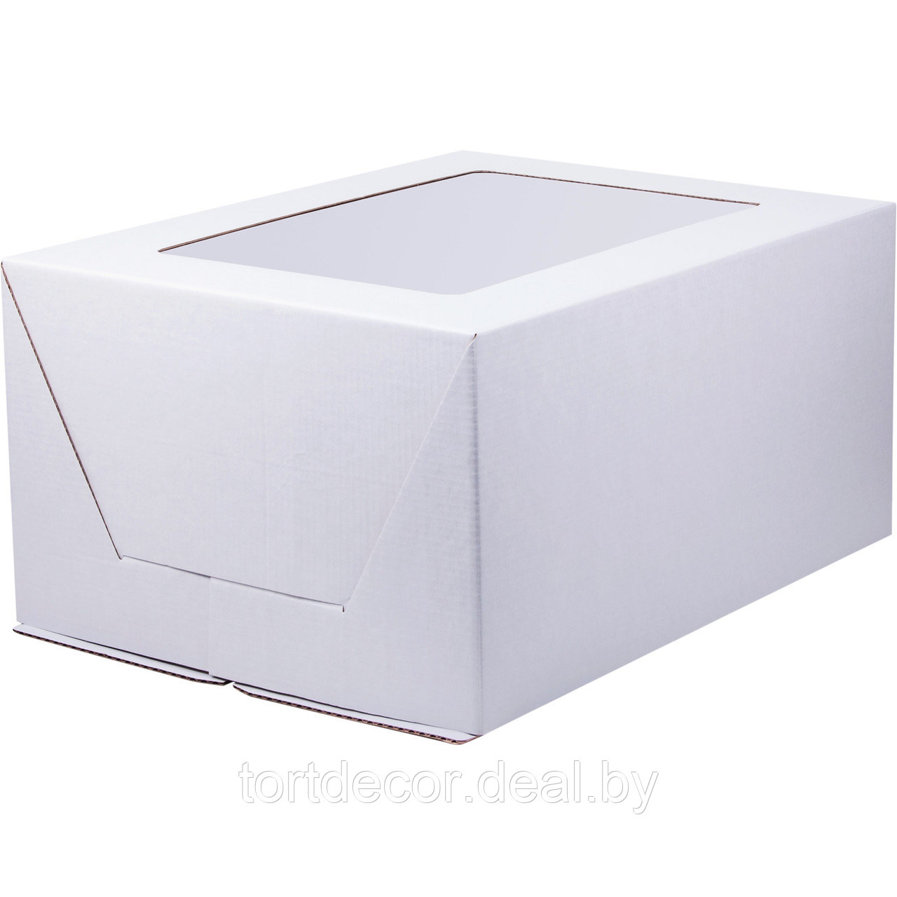 Коробка под торт сборка-конверт, 300*400*200 мм гофрокартон - фото 1 - id-p177591022