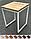 Табурет Куб из массива ДУБА, ЛДСП или постформингаЛофт. ВЫБОР цвета и размера, фото 2
