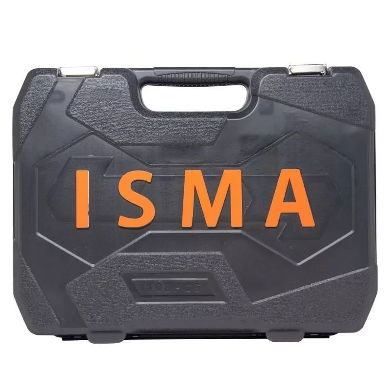 Набор инструмента ISMA -108 пр. 1/4'', 1/2'' (6гр.) в кейсе - фото 4 - id-p177595898