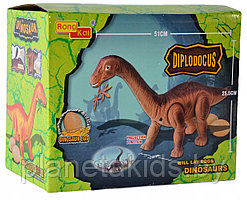 Игровой набор Динозавр на батарейках, несет яйца (световые и звуковые эффекты) , арт. 6683