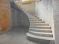 Монолитные бетонные лестницы на второй этаж