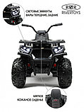 Детский электроквадроцикл RiverToys H999HH (черный) полноприводный, фото 4