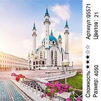 Картина по номерам Главная соборная джума-мечеть Кул-Шариф в Казани (Q5571) 40х50 см