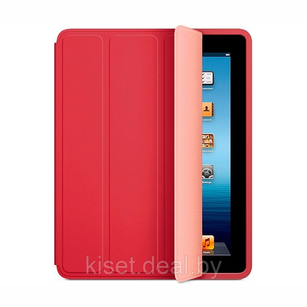 Чехол-книжка KST Smart Case для iPad 2 (A1395) / 3 (A1416) / iPad 4 (A1458) красный - фото 1 - id-p145360965