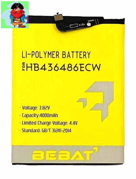Аккумулятор Bebat для Huawei Honor 9X (HB436486ECW) - фото 1 - id-p177654427