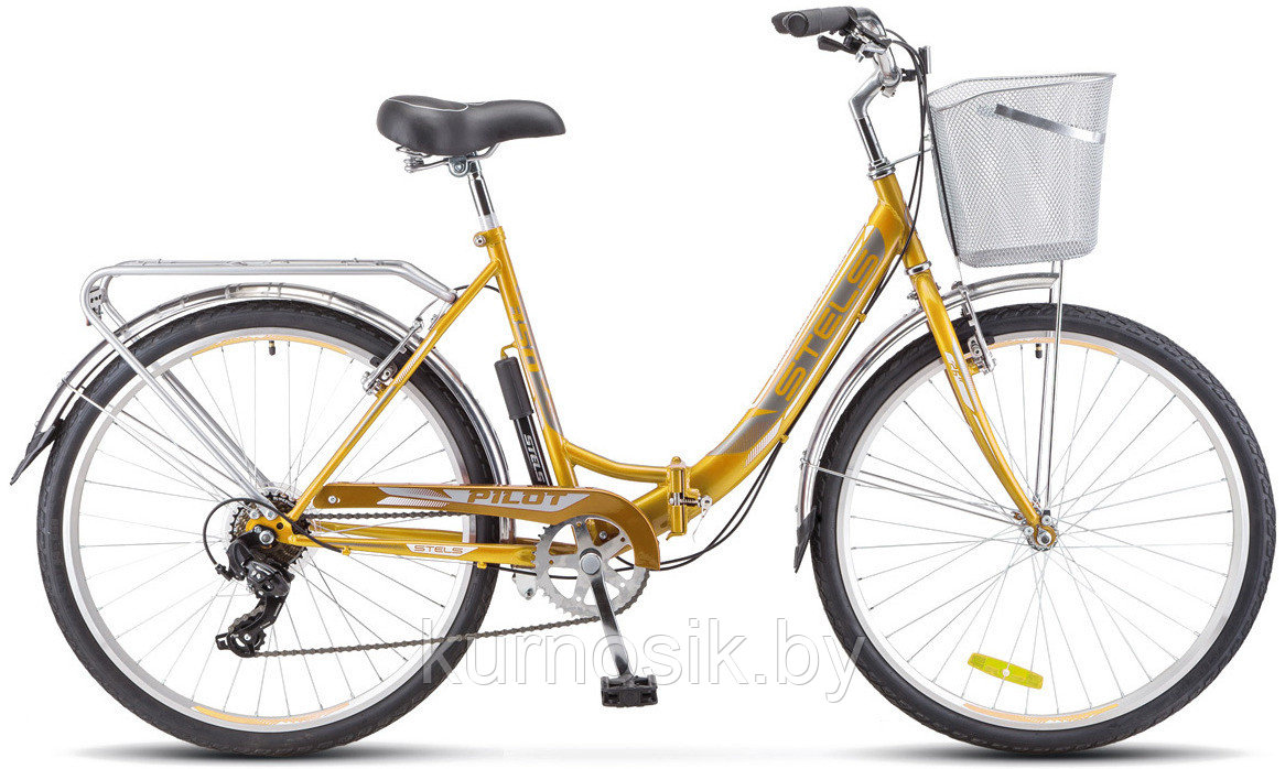 Велосипед Stels Pilot-850 26" Z010 бронзовый - фото 1 - id-p177656803