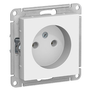 ATN000141 Atlasdesign розетка без заземления, 16А, механизм, белый, фото 2