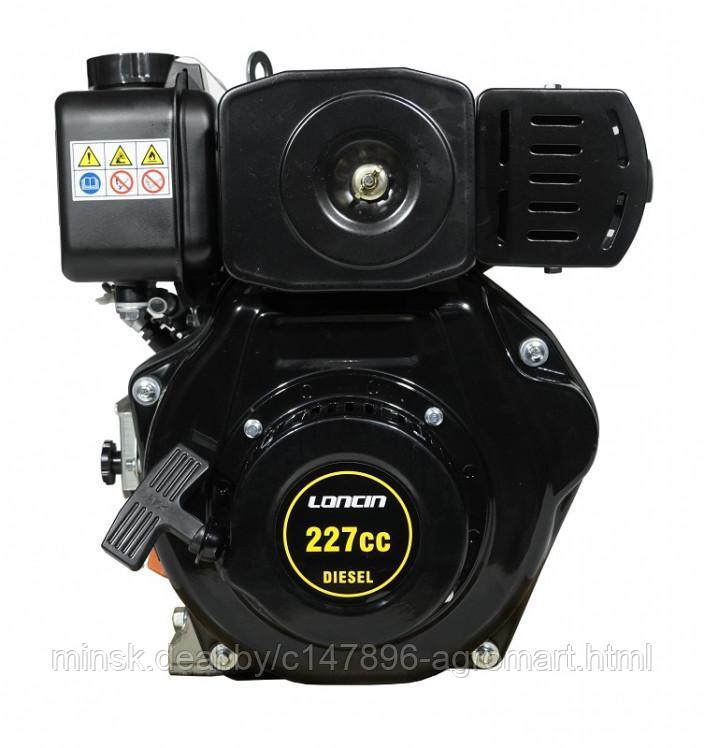 Двигатель Loncin Diesel D230F (A type) (LC170F) D20 - фото 4 - id-p177660501