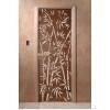 Дверь Doorwood Бамбук и бабочки 700*1900 , 6 мм (Хвоя)