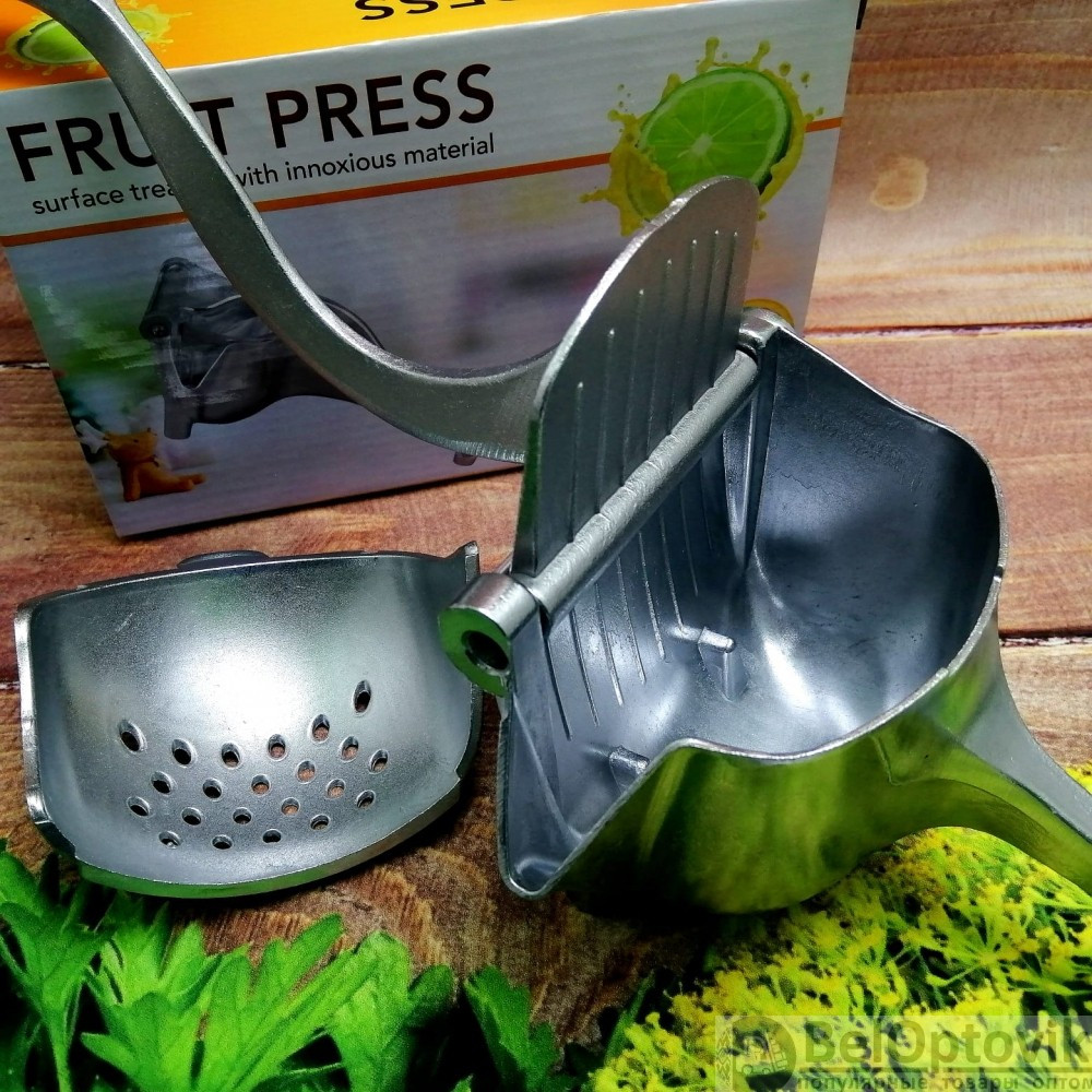 Ручной пресс/соковыжималка (Орехокол) Fruit Press для фруктов и ягод (Размер L 11х9х9 см) - фото 7 - id-p177689921