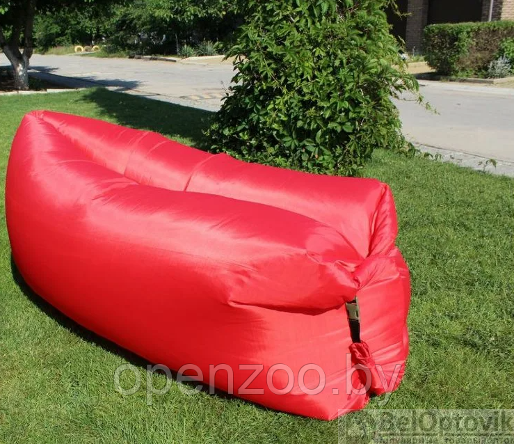 Надувной диван Ламзак 190Т, 180 х 70 х 45 см, цвет красный - фото 2 - id-p177689843