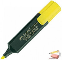 Маркер текстовый Faber-Castell Textliner, 1 - 5 мм., желтый, арт.154807