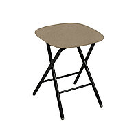 Табурет "Экстра складной", эмаль черный муар, Catania Latte Гальваник