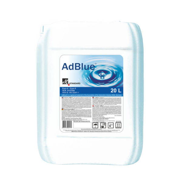 AdBlue М-СТАНДАРТ, 20 л. Euro4/Euro5/Euro6 - фото 1 - id-p177705853