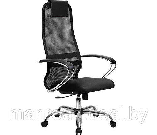 Компьютерное кресло SU-BК-8, Черный МЕТТА - фото 1 - id-p177708012