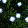 Гирлянда "Нить" 4.5 м с насадками "Розы", IP44, тёмная нить, 30 LED, свечение белое, 2 режима, солнечная, фото 2
