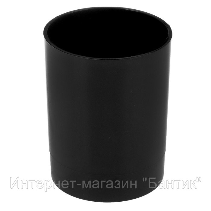 Подставка-стакан для пишущих принадлежностей Стамм «Офис», чёрная