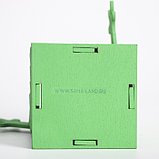 Карандашница "Зеленый чудик" 10,2 х 17,7 х 10.2 см, фото 7