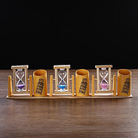 Песочные часы "Достопримечательности", сувенирные, с карандашницей, 9.5 х 13 см, микс, фото 1
