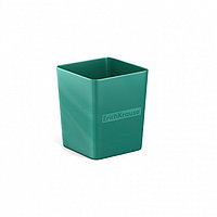 Подставка-стакан для пишущих принадлежностей ErichKrause Base, Ice Metallic, зеленый металлик