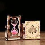 Песочные часы "Кленовый лист", сувенирные, с карандашницей, 10 х 13.5 см, микс, фото 8