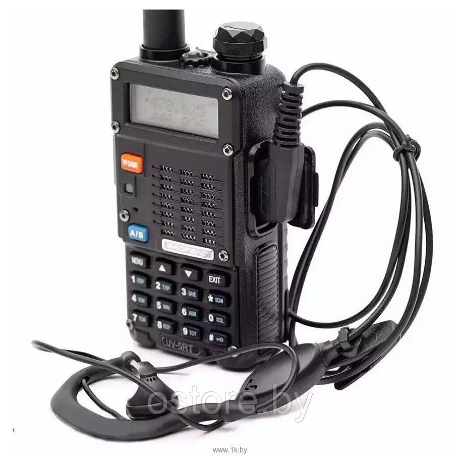 Портативная рация Baofeng UV-5RT + Гарнитура. Радиостанция усиленный корпус. Последняя ревизия - фото 2 - id-p177719380