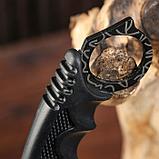 Нож-керамбит "Беримон", черная паутина 19см, клинок 9см, фото 4