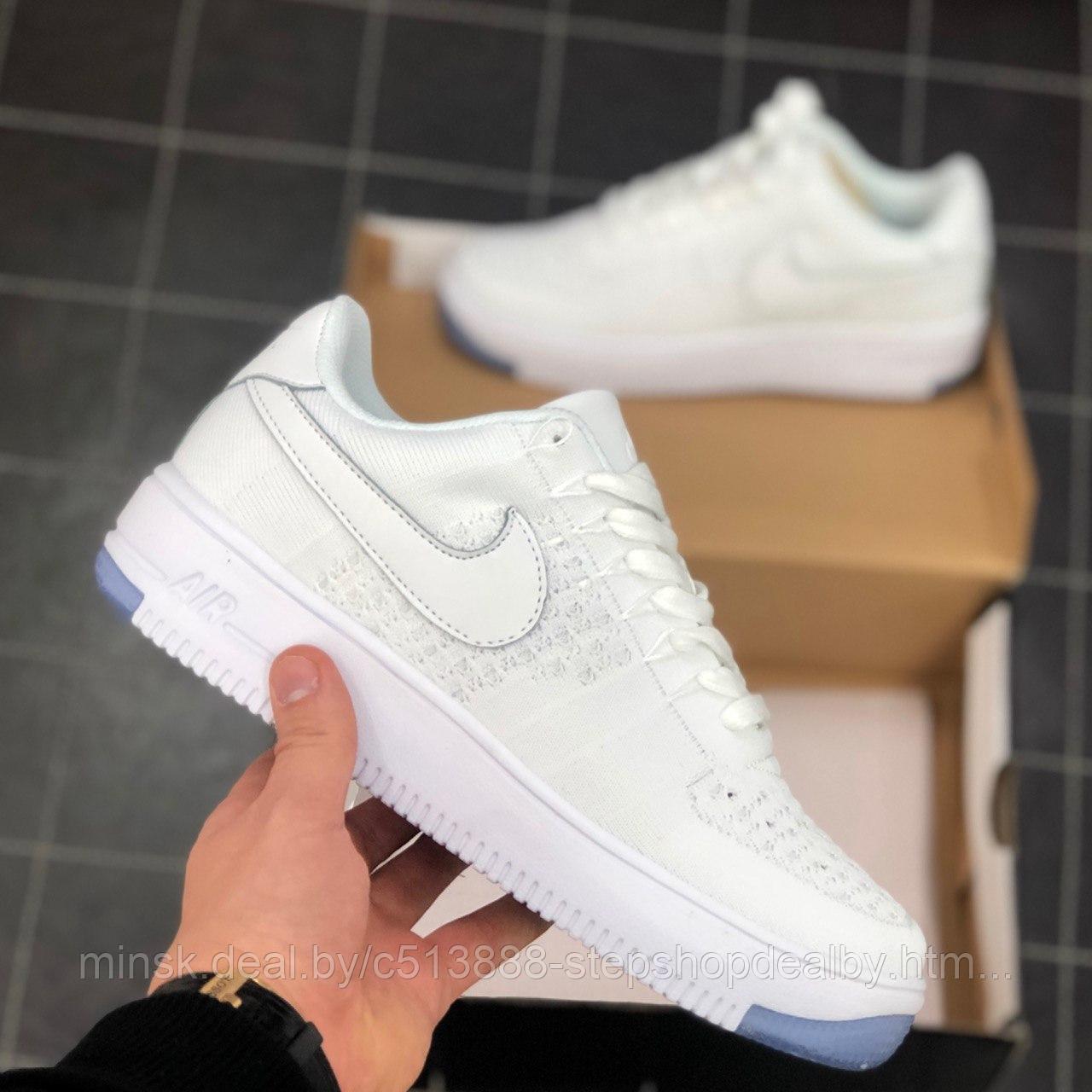 Кроссовки Nike Air Force 1 ultra flyknit low white - фото 1 - id-p177725589